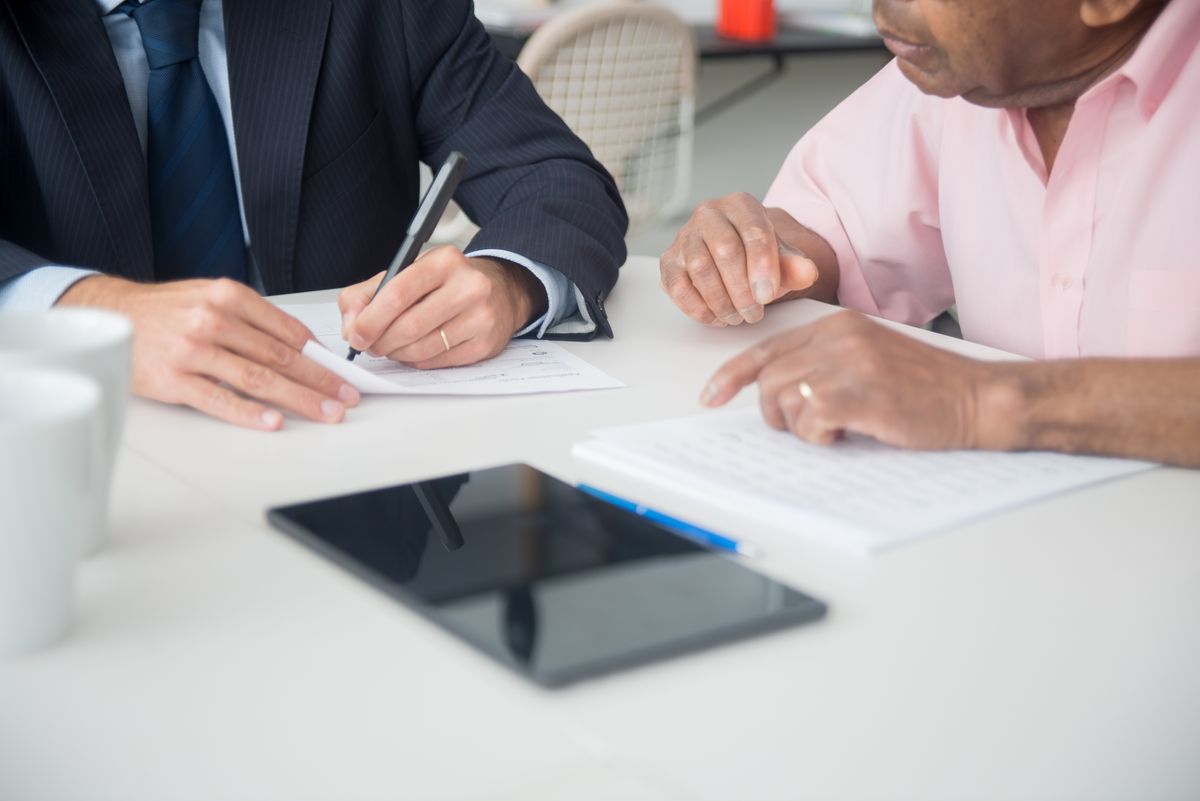 Signature d'un document lors d'une déclaration d'intention d'aliéner